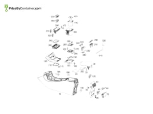MERCEDES-BENZ 1176890100 — MERCEDES BENZ GENUINE INSERT STOWAGE CMPRT. A1176890100