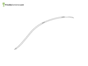 MERCEDES-BENZ 117690130064 — MERCEDES BENZ GENUINE WATER DEFLECTOR A117690130064