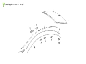 MERCEDES-BENZ 1179910198 — MERCEDES BENZ GENUINE TRIM CLIP A1179910198