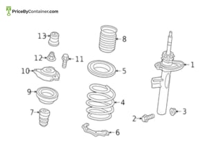 MERCEDES-BENZ 1183230400 — MERCEDES BENZ GENUINE SHOCK-ABSORBER STRUT A1183230400