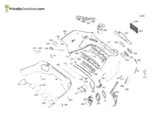 MERCEDES-BENZ 118492020064 — MERCEDES BENZ GENUINE REAR RH EXHUST NICKLE A118492020064