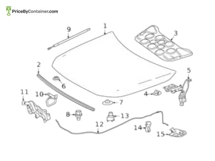 MERCEDES-BENZ 1186820000 — MERCEDES BENZ GENUINE DAMPING HOOD A1186820000