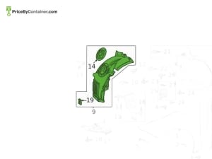 MERCEDES-BENZ 1186900201 — Mercedes-Benz Genuine WHEEL HOUSE COVERING RH 1186900201
