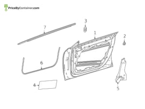 MERCEDES-BENZ 1187200700 — Mercedes-Benz Genuine MOLDING 1187200700