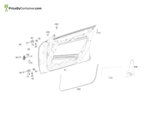 MERCEDES-BENZ 1187209701 — MERCEDES BENZ GENUINE HINGE A1187209701
