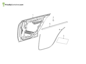 MERCEDES-BENZ 1187306900 — MERCEDES BENZ GENUINE REAR DOOR A1187306900