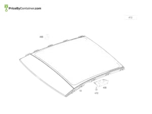 MERCEDES-BENZ 1187800500 — MERCEDES BENZ GENUINE CAP, SLIDING-TILTING ROOF A1187800500