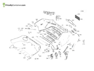 MERCEDES-BENZ 1188212800 — MERCEDES BENZ GENUINE COVER, RADAR SENSOR A1188212800