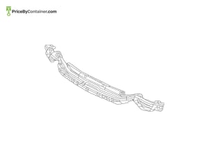 MERCEDES-BENZ 1188809002 — MERCEDES BENZ GENUINE BUMPER IMPACT ABSORBER A1188809002