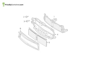 MERCEDES-BENZ 1188853600 — MERCEDES BENZ GENUINE AIR DUCT SEGMENT A1188853600