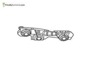 MERCEDES-BENZ 1188853800 — Mercedes-Benz Genuine BASIC CARRIER FOR BUMPER 1188853800