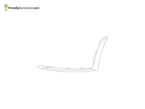 MERCEDES-BENZ 11888551019999 — Mercedes-Benz Genuine BUMPER COVER 11888551019999