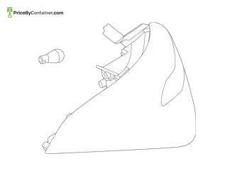 MERCEDES-BENZ 1189064001 — MERCEDES BENZ GENUINE REAR LAMP COMBINATION A1189064001
