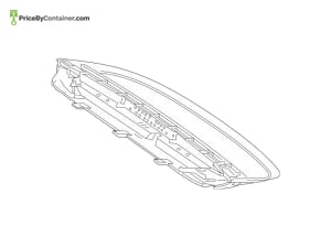 MERCEDES-BENZ 1189069900 — Mercedes-Benz Genuine ADDITIONAL BRAKE LAMP 1189069900