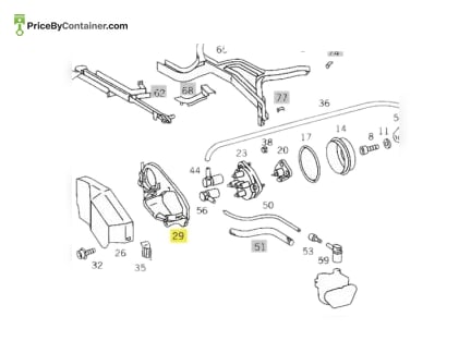MERCEDES-BENZ 1191580685 — MERCEDES BENZ GENUINE PROTECTIVE COVER 1191580685