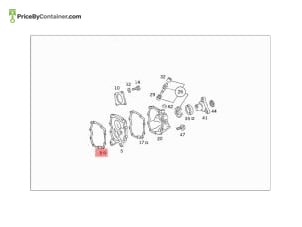 MERCEDES-BENZ 1232610580 — MERCEDES BENZ GENUINE GASKET A1232610580