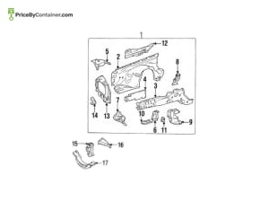 MERCEDES-BENZ 1236261731 — MERCEDES BENZ GENUINE MOUNTING CONSOLE A1236261731