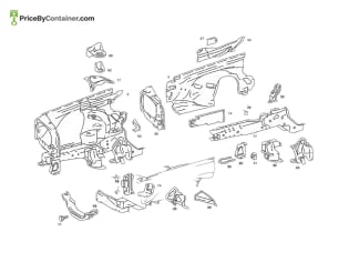 MERCEDES-BENZ 1236262314 — MERCEDES BENZ GENUINE BRACKET A1236262314