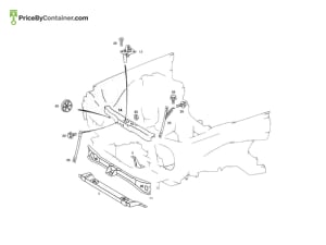 MERCEDES-BENZ 1236263514 — MERCEDES BENZ GENUINE BRACKET A1236263514