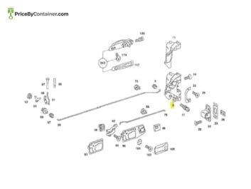 MERCEDES-BENZ 1237301335 — Description Mercedes-Benz Genuine Door Lock Left 1237301335 (002)
