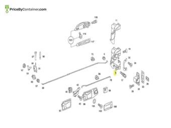 MERCEDES-BENZ 1237301435 — Description Mercedes-Benz Genuine Door Lock Right 1237301435 (002)