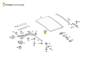 MERCEDES-BENZ 1237820328 — MERCEDES BENZ GENUINE SLIDING A1237820328
