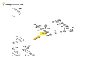 MERCEDES-BENZ 1237820912 — Mercedes-Benz Genuine Original New Rear Slide Angle 1237820912 Replace : 1237820312 The Genuine Mercedes-Benz Rear…