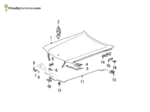 MERCEDES-BENZ 1239887178 — MERCEDES BENZ GENUINE TURN RETAINER FASTENER A1239887178