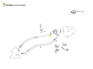 MERCEDES-BENZ 1239975482 — Description Mercedes-Benz Genuine Pump To Steering Hose 1239975482 (004)