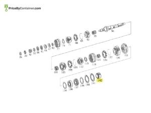 MERCEDES-BENZ 1242620215 — MERCEDES BENZ GENUINE GEARWHEEL A1242620215