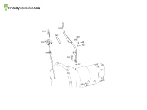 MERCEDES-BENZ 1242700084 — MERCEDES BENZ GENUINE OIL DIPSTICK PIPE A1242700084