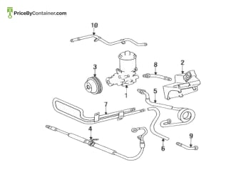 MERCEDES-BENZ 1243201153 — MERCEDES BENZ GENUINE HOSE HYDRAULIC A1243201153