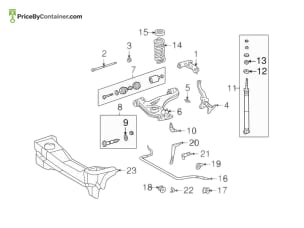 MERCEDES-BENZ 1243300180 — MERCEDES BENZ GENUINE STOP BOLT A1243300180