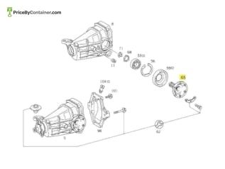 MERCEDES-BENZ 1243505345 — DESCRIPTION Mercedes-Benz Genuine Original New Flange Inside 1243505345