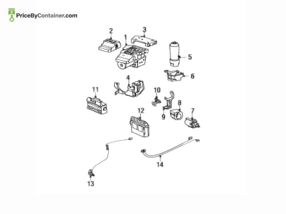 MERCEDES-BENZ 1244300110 — MERCEDES BENZ GENUINE BRACKET A1244300110