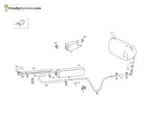 MERCEDES-BENZ 1244710882 — MERCEDES BENZ GENUINE VENT TUBE A1244710882