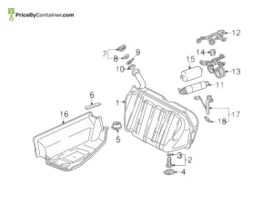 MERCEDES-BENZ 1244750020 — MERCEDES BENZ GENUINE DAMPING INSERT A1244750020