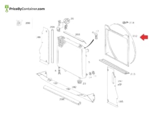 MERCEDES-BENZ 1245000555 — Description Mercedes-Benz Genuine Fan Shroud 1245000555 (002)