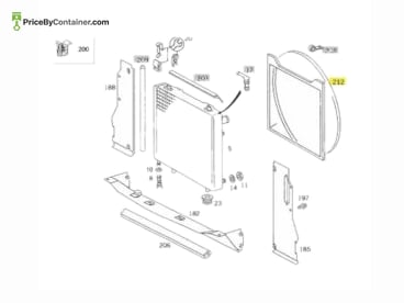 MERCEDES-BENZ 1245050655 — DESCRIPTION Mercedes-Benz Genuine Original New Fan Shroud 1245050655 Not For Use With Air Conditioner