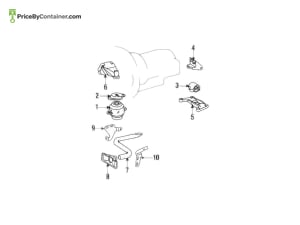 MERCEDES-BENZ 1245200905 — MERCEDES BENZ GENUINE COOLING PIPE A1245200905