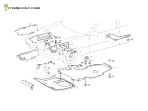 MERCEDES-BENZ 1245240040 — MERCEDES BENZ GENUINE BRACKET A1245240040