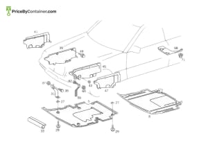 MERCEDES-BENZ 1245240147 — MERCEDES BENZ GENUINE BRACKET A1245240147