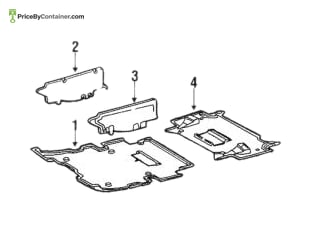 MERCEDES-BENZ 1245242030 — MERCEDES BENZ GENUINE TRIM A1245242030