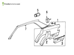 MERCEDES-BENZ 1246304221 — MERCEDES BENZ GENUINE FENDER REAR A1246304221