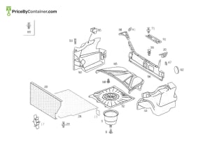 MERCEDES-BENZ 1246802042 — MERCEDES BENZ GENUINE LINING A1246802042