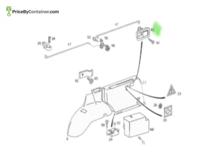 MERCEDES-BENZ 1246900243 — MERCEDES BENZ GENUINE LOCK REAR A1246900243