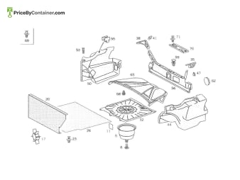MERCEDES-BENZ 1246930114 — MERCEDES BENZ GENUINE BRACKET A1246930114