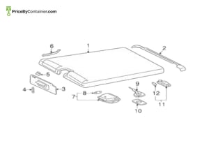 MERCEDES-BENZ 1248201501 — MERCEDES BENZ GENUINE INTERIOR LAMP A1248201501