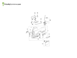 MERCEDES-BENZ 1248300342 — MERCEDES BENZ GENUINE COVER A1248300342