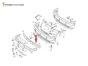 MERCEDES-BENZ 1248853137 — MERCEDES BENZ GENUINE IMPACT ABSORBER A1248853137